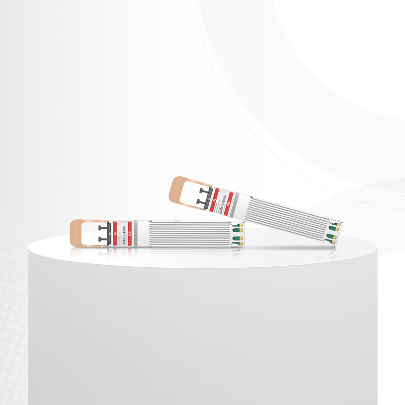 NVIDIA/Mellanox MMA4Z00-NS Compatibile 800GBASE 2xSR4/SR8 OSFP Finned Top PAM4 850nm 50m DOM Dual MPO-12/APC MMF Ethernet Modulo Transceiver Ottico Questa immagine riguarda OSFP-SR8-800G.