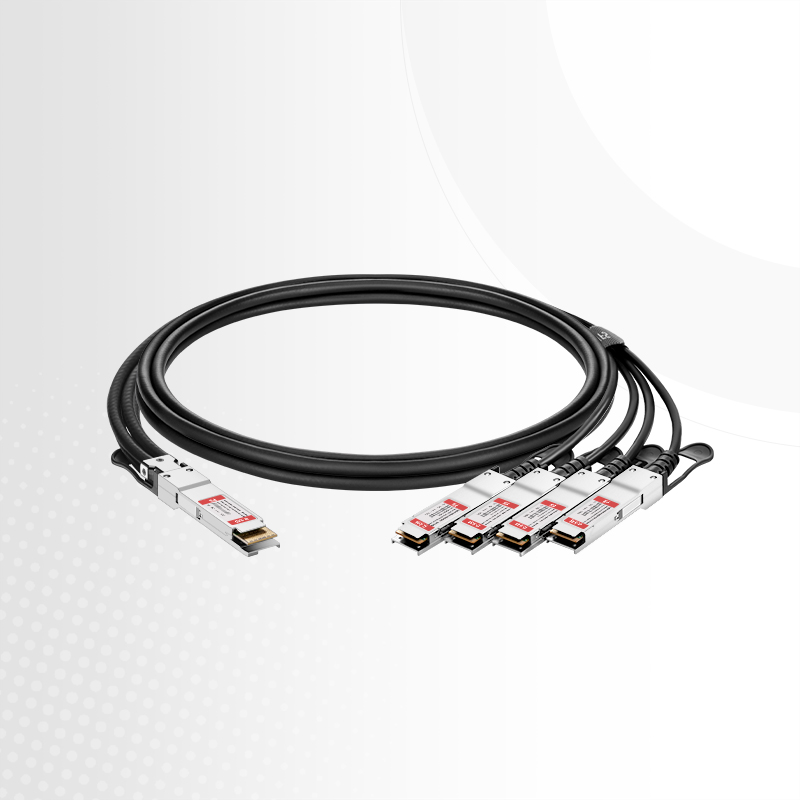 This picture is about QDD-400G-4QPCxxx Breakout DAC Introduction | FS.