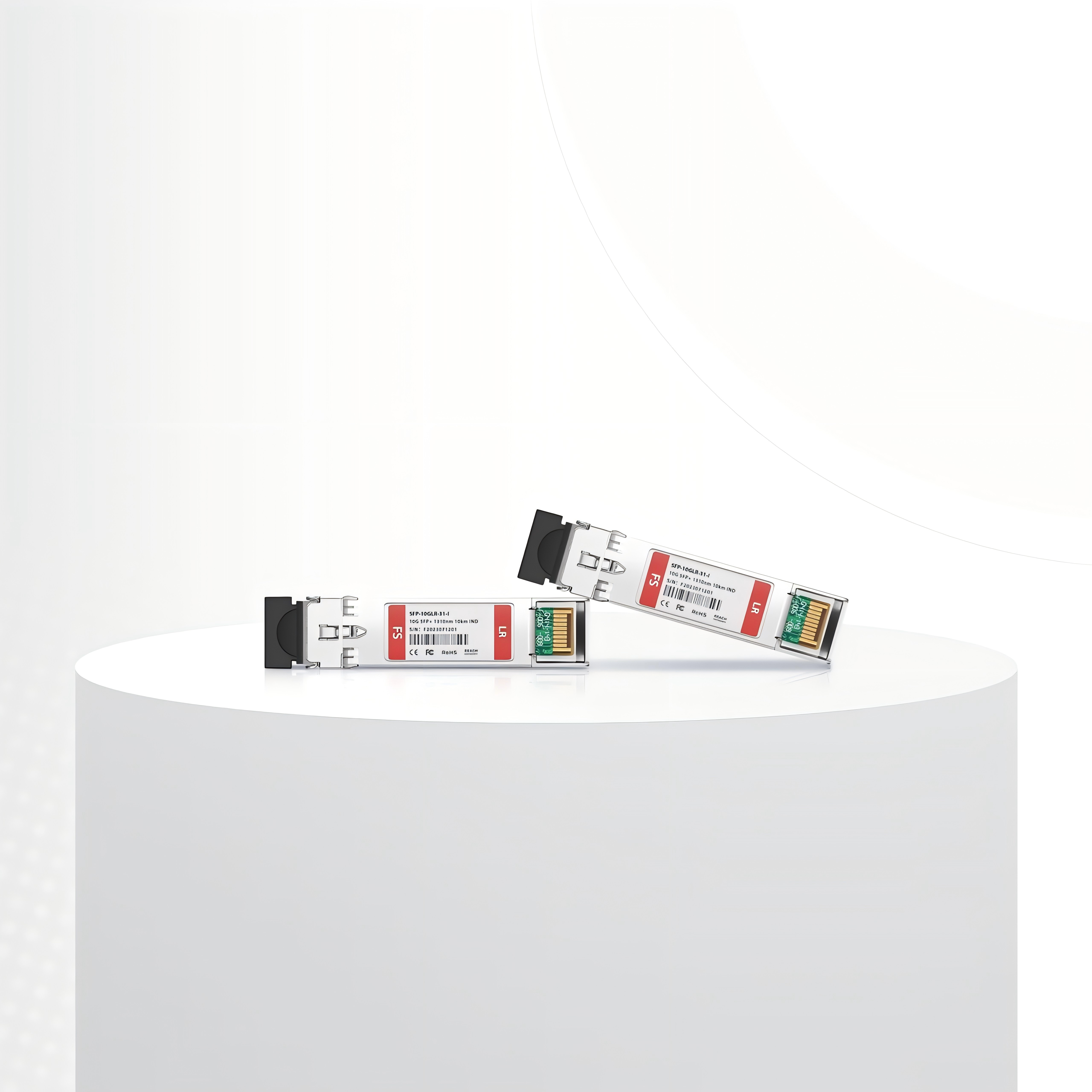 Módulo transceptor/Transceiver óptico compatible con Cisco SFP-10G-LR-I SFP+ 10GBASE-LR 1310nm 10km dúplex LC/UPC SMF DOM (Industrial) Esta imagen trata sobre SFP-10GLR-31-I.