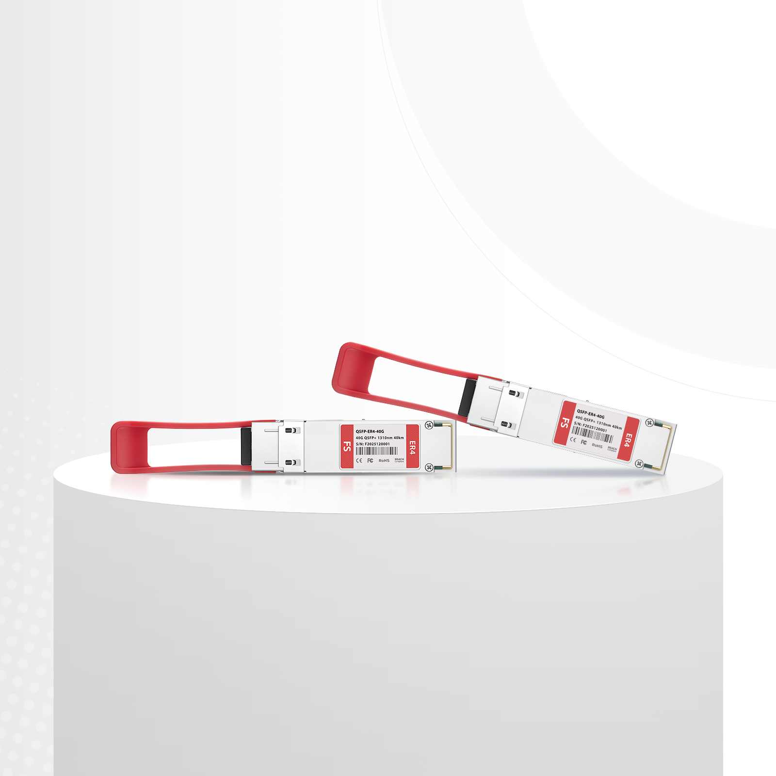 Intel 40G QSFP+ E40GQSFPER 40GBASE-ER4 Transceiver - FS.com Singapore