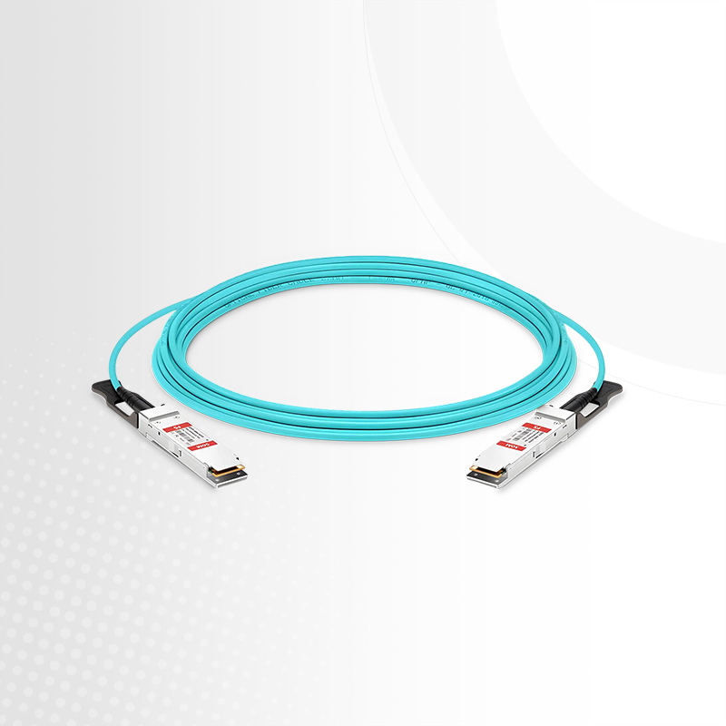 This picture is about 200G QSFP56 Active Optical Cable.