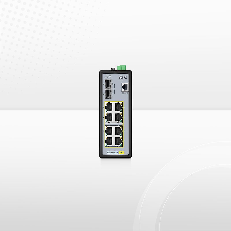 This picture is about IES3100-8TF-P Switches Overall Introduction | FS.
