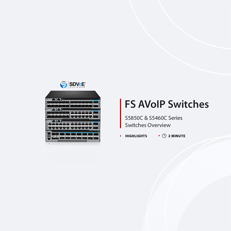 This picture is about AVoIP Switches Overall Introduction | FS.