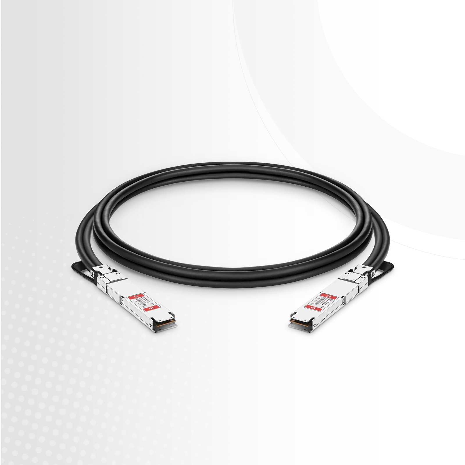 This picture is about InfiniBand 800G OSFP Flat Top Passive Direct Attach Copper Twinax Cable.