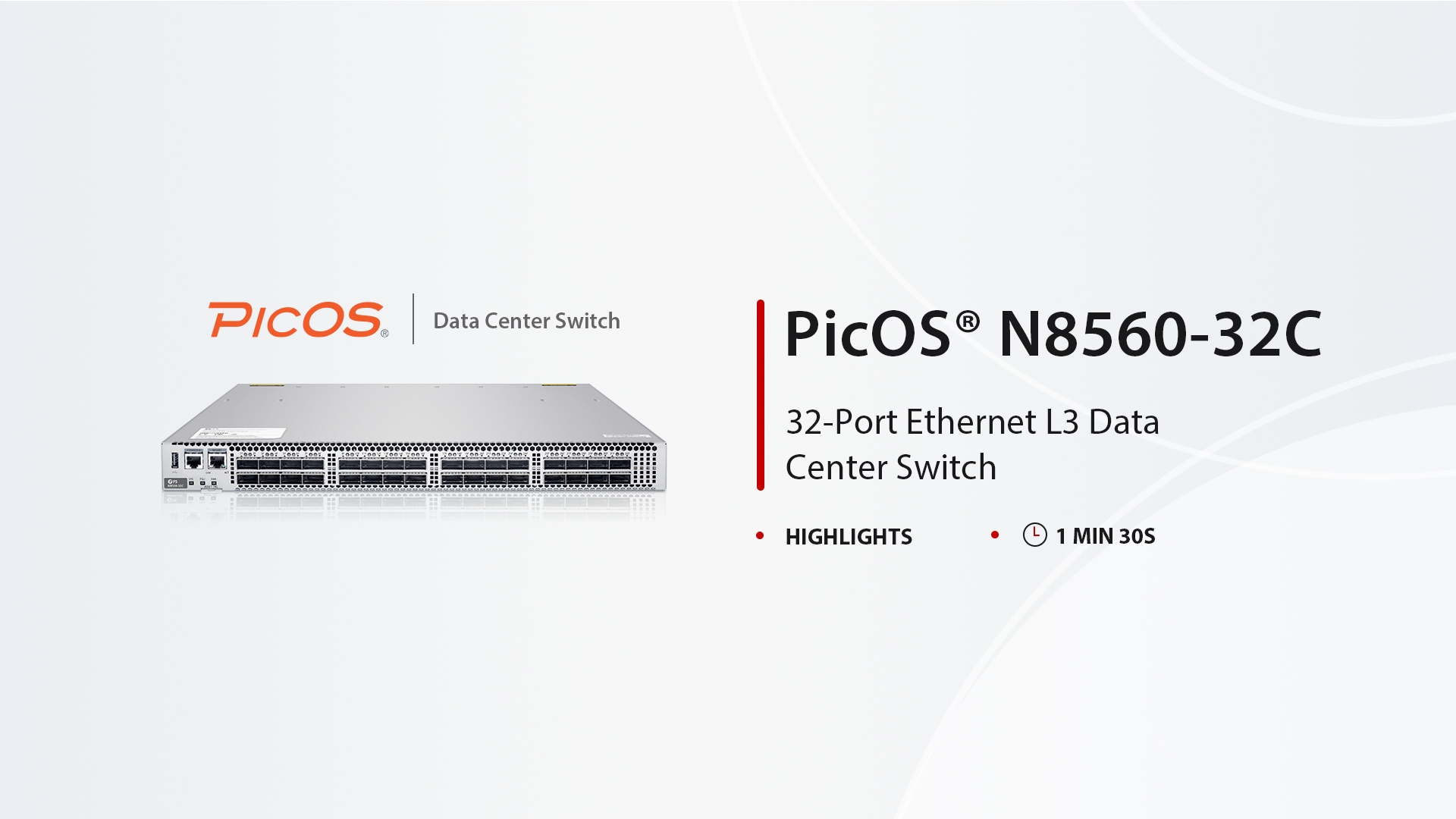 N8560-32C, Switch Ethernet pour Centre de Données 100Gb à 32 Ports