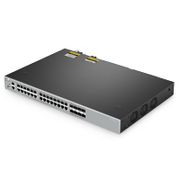 S5810-28TS, 28 Porte Gigabit Ethernet L3 Switch, 24 x Gigabit RJ45, 4 x RJ45/SFP Combo Porte, con 4 x 10Gb SFP+ Uplink, Switch Stackable, Broadcom Chip Questa immagine riguarda .