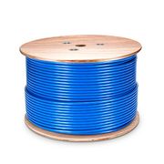 Cavo Solido Ethernet Cat6a Bulk, 1000ft, S/FTP, 23AWG, PVC CMR, Blu Questa immagine riguarda .