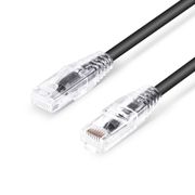 10ft (3m) Cat6a 24AWG Snagless Unshielded (U/UTP) LSZH Ethernet Network Patch Cable, Black This picture is about C6AUTPSGLSZH.