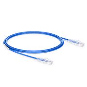 4.9m Cat6六類極細網絡跳線 28AWG 無卡扣 非屏蔽(UTP) PVC CM,藍色 這張圖片是關於C6UTPSGSPVC.
