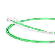 2.1m Cat6六類極細網絡跳線 28AWG 無卡扣 非屏蔽(UTP) PVC CM,綠色 這張圖片是關於C6UTPSGSPVC.