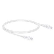 10ft (3m) Cat6 28AWG Snagless Unshielded (U/UTP) PVC CM Small Diameter High-Flex Ethernet Network Patch Cable, White This picture is about C6UTPSGSPVC.