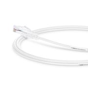 10ft (3m) Cat6 28AWG Snagless Unshielded (U/UTP) PVC CM Small Diameter High-Flex Ethernet Network Patch Cable, White This picture is about C6UTPSGSPVC.