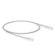 3ft (0.9m) Cat6 28AWG Snagless Unshielded (UTP) PVC CM Slim Ethernet Network Patch Cable, Gray This picture is about C6UTPSGSPVC.