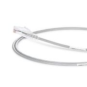 3ft (0.9m) Cat6 28AWG Snagless Unshielded (UTP) PVC CM Slim Ethernet Network Patch Cable, Gray This picture is about C6UTPSGSPVC.