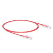3ft (0.9m) Cat6 28AWG Snagless Unshielded (U/UTP) PVC CM Small Diameter High-Flex Ethernet Network Patch Cable, Red, (10pcs/pack) This picture is about C6UTPSGSPVC-10PK.