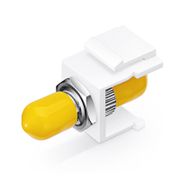 ST/UPC to ST/UPC Simplex Multimode Fiber Keystone Jack This picture is about KJ-MMSTSX.