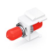 ST/UPC to ST/UPC Simplex Single Mode Fiber Keystone Jack This picture is about KJ-SMSTSX.