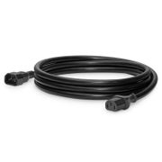 10ft (3m) IEC60320 C14 to IEC60320 C13 Heavy-Duty 14AWG 250V/15A Power Extension Cord, Black This picture is about .