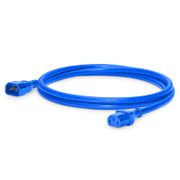 6ft (1.8m) IEC60320 C14 to IEC60320 C13 17AWG 250V/10A Power Extension Cord, Blue This picture is about PC14C13-10A.