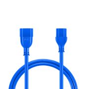 10ft (3m) IEC60320 C14 to IEC60320 C13 18AWG 250V/10A Power Extension Cord, Blue This picture is about .