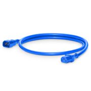 4ft (1.2m) IEC60320 C14 to IEC60320 C13 17AWG 250V/10A Power Extension Cord, Blue This picture is about PC14C13-10A.