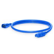 3ft (0.9m) IEC60320 C14 to IEC60320 C15 14AWG 250V/15A Power Cord, Blue This picture is about PC14C15-15A.