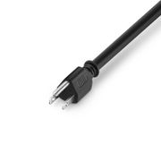 10ft (3m) NEMA 5-15P to IEC60320 C13 16AWG 125V/10A Power Cord, Black This picture is about P515C13-10A.