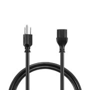 10ft (3m) NEMA 5-15P to IEC60320 C13 16AWG 125V/10A Power Cord, Black This picture is about P515C13-10A.