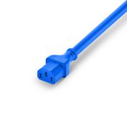 6ft (1.8m) NEMA 5-15P to IEC60320 C13 16AWG 125V/10A Power Cord, Blue This picture is about P515C13-10A.