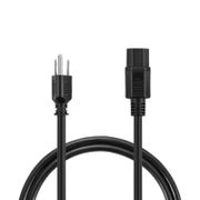3ft (0.9m) NEMA 5-15P to IEC60320 C15 Heavy-Duty 14AWG 125V/15A Power Cord, Black This picture is about .