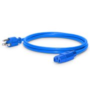 6ft (1.8m) NEMA 5-15P to IEC60320 C15 Heavy-Duty 14AWG 125V/15A Power Cord, Blue This picture is about P515C15-15A.