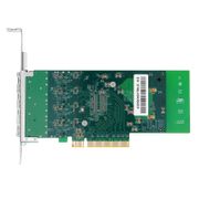 Carte d'Interface Réseau Ethernet Basée Intel XL710-BM1, Quatre Ports SFP+ 10G, PCIe 3.0 x 8, Support à Profil Haut et Bas Cette image concerne XL710BM1-4SP.