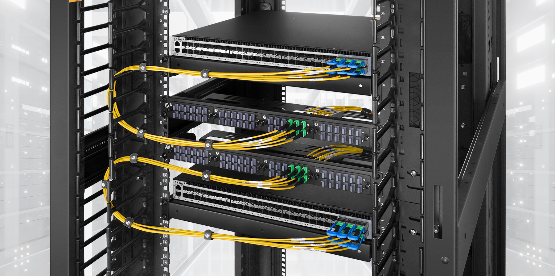 専用ページ MTP Trunkkabel 1m, 12F MTP Buchse OM4 Kabel, Typ B, Magenta - FS