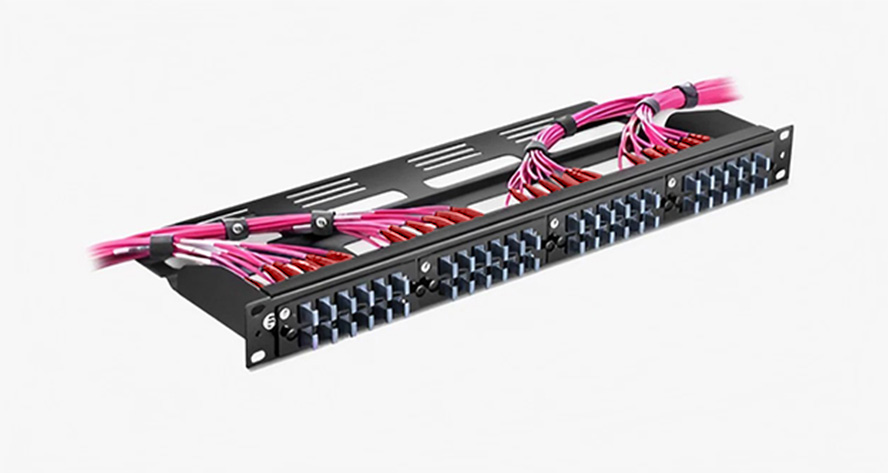 12 Port MTP® Fiber Adapter Panel, Key-up/Key-down - FS.com