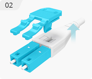 Uniboot LC BIF Fiber Patch Cable OM4 Multimode 2m - FS.com