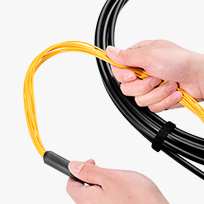8 Fibers SMF Indoor Multifiber Pre-Terminated Cable - FS.com