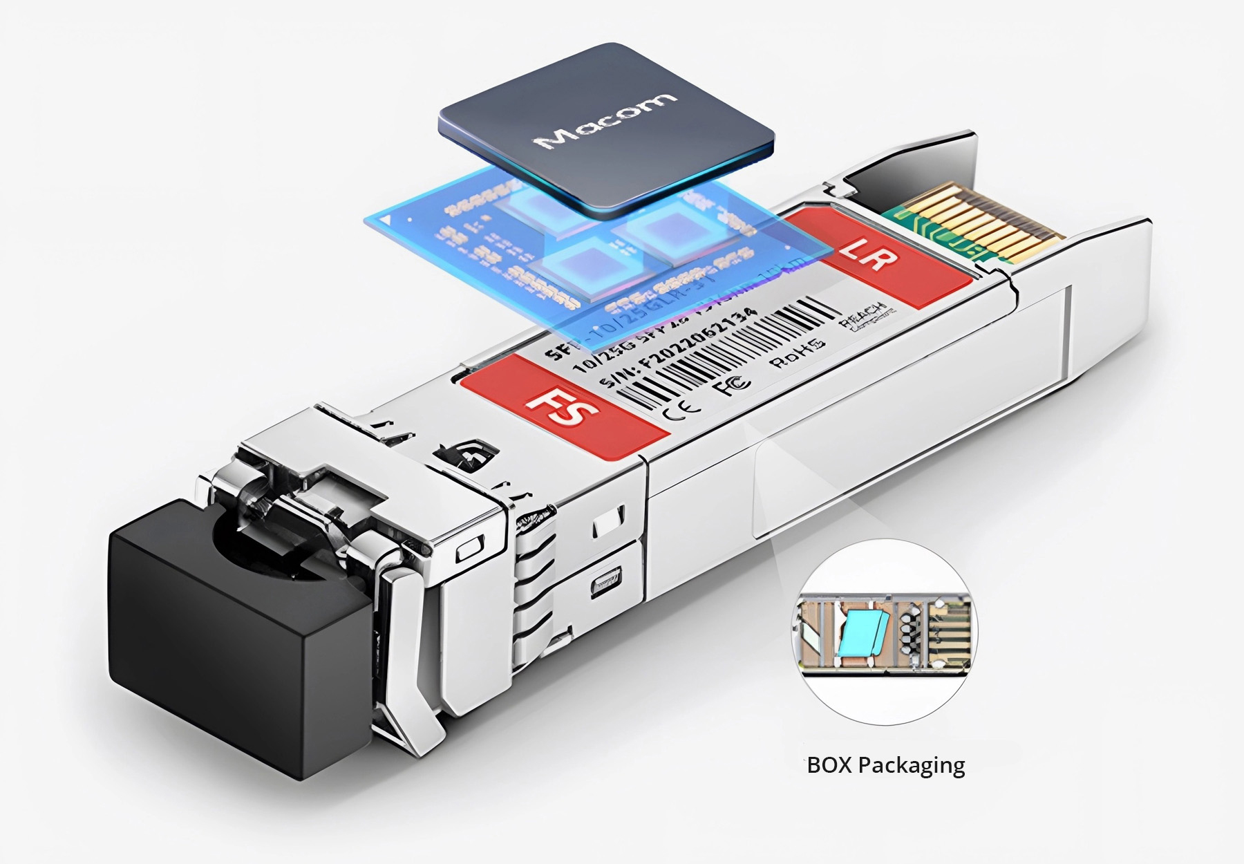 Cisco SFP-10/25G-LR-S Compatible 10/25GBASE-LR SFP28 Dual-rate