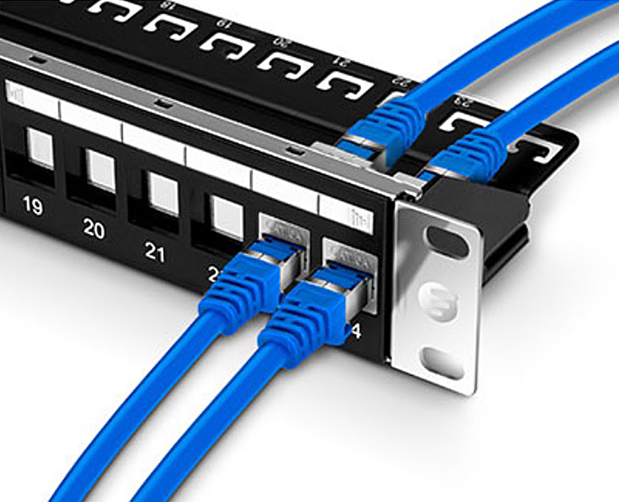 10 Pezzi Di Accoppiatori In Linea RJ45 Cat5e – Keystone Femmina Snap-in, Colore Nero
