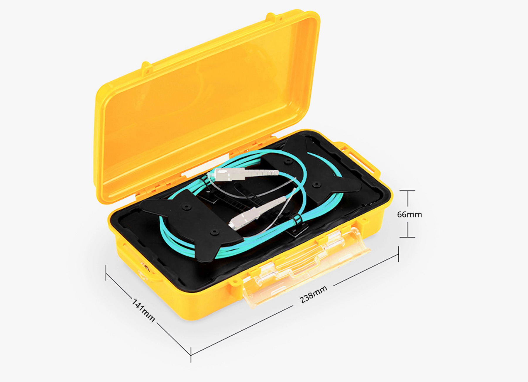 Customized Multimode Fiber Optic OTDR Launch Cable Box - FS.com