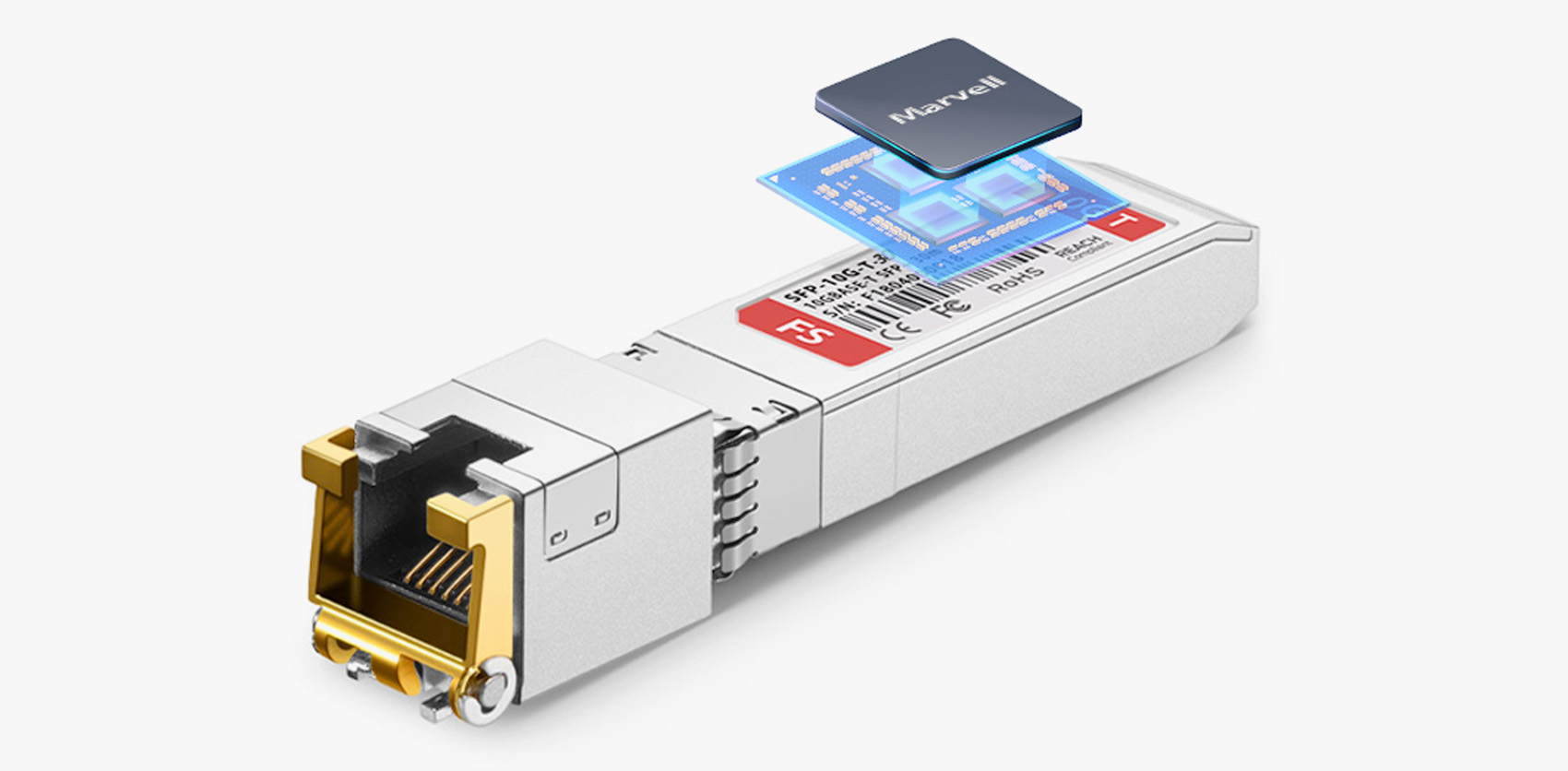 Cisco SFP-10G-T-X互換 10GBASE-T SFP+トランシーバモジュール