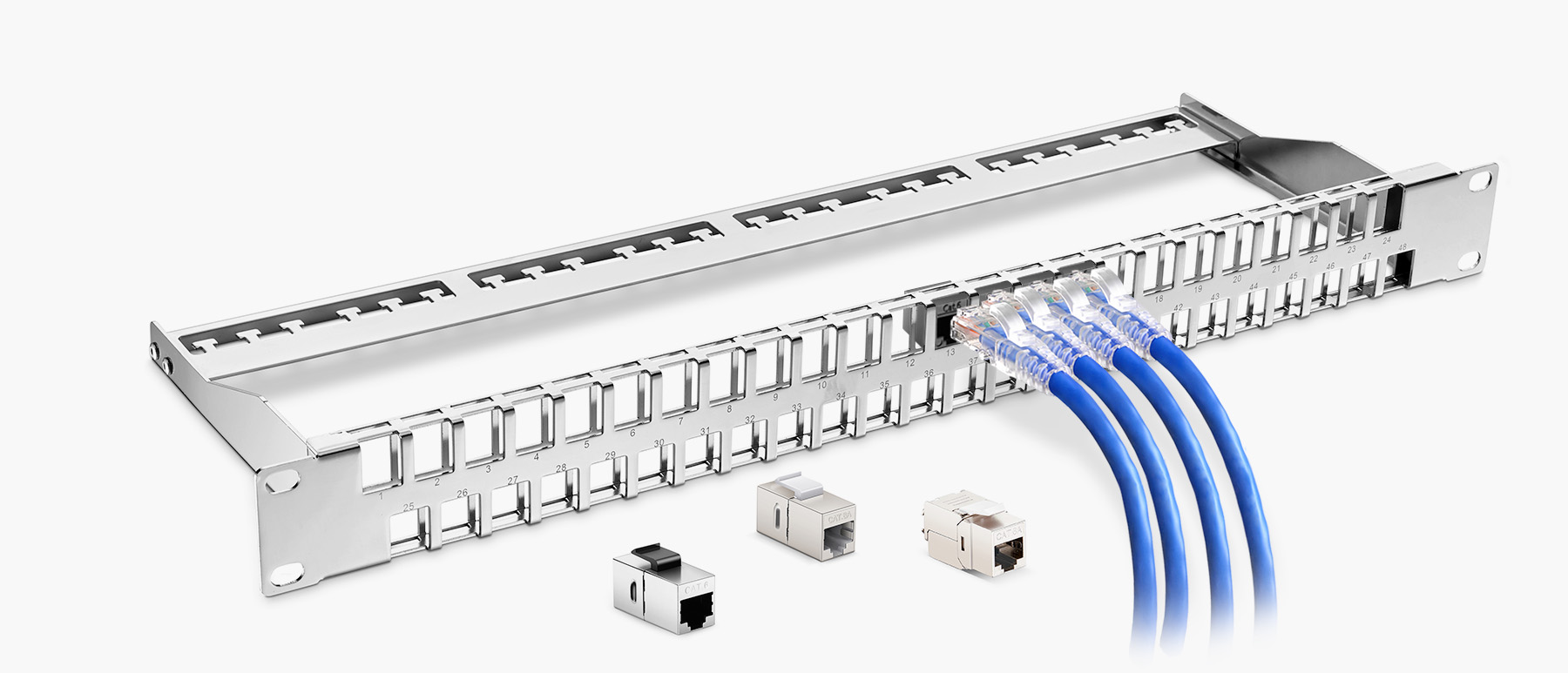 FDMP Blank Shielded/UnShielded Patch Panel for Keystone Modules