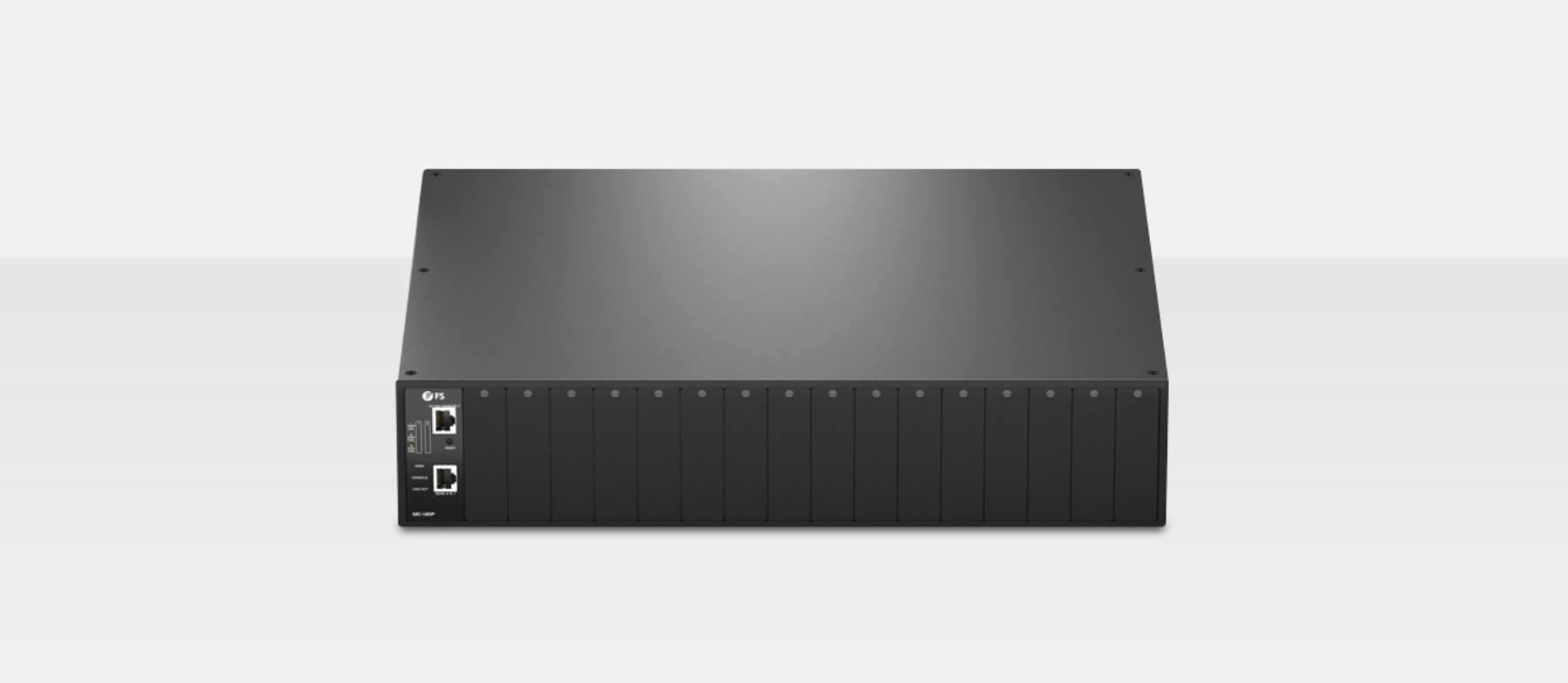 ラック（価格交渉承ります） 16 Slots Media media converter Chassis, 2U Rack Mount, Single AC