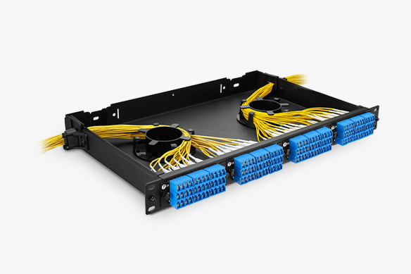 FHD® Fiber Adapter Panel, 36 Fibers OS2 Single Mode, 18 x