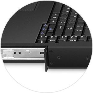 8-Port Cat5 1U Rack-Mount KVM Over IP Switch with 19