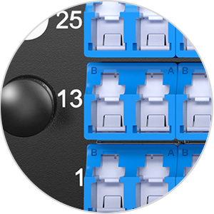 FHD® Fiber Adapter Panel, 36 Fibers OS2 Single Mode, 18 x