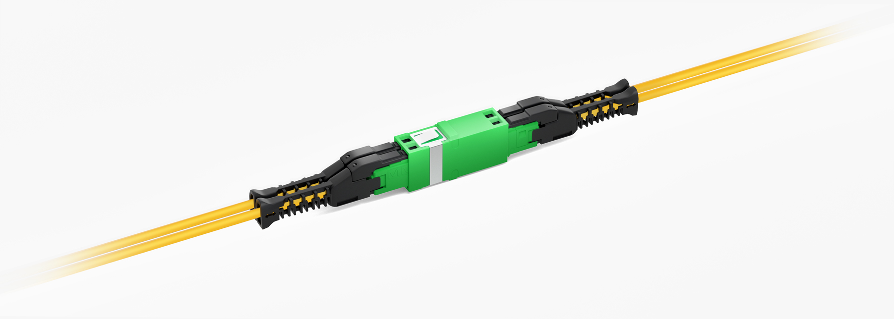 MMC to MMC 2-Port Fiber Optic Adapter/Coupler without Flange - FS.com