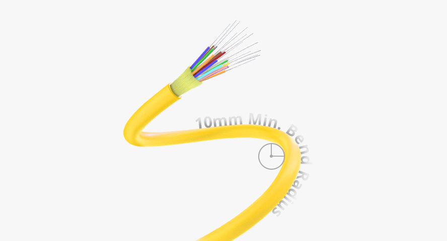2m (7ft) MMC Breakout Cable, MMC-24 APC (Female) to 3 x MTP®-8 APC