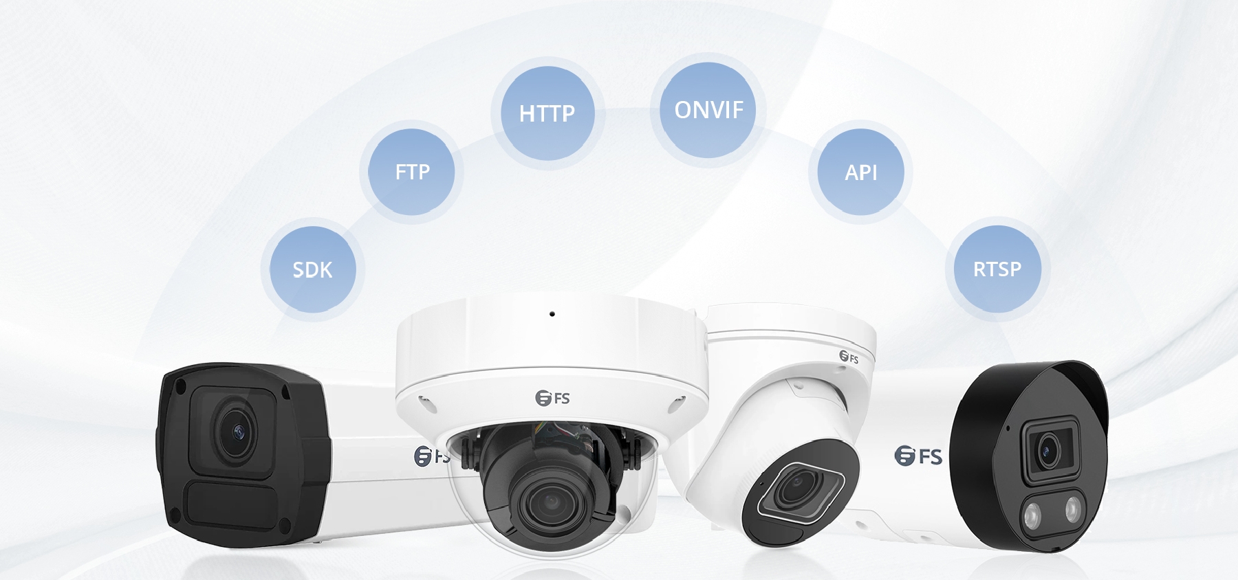 IPC205-5M-P, Super HD 5MP PTZ Dome Network Camera, Pan Tilt 5X