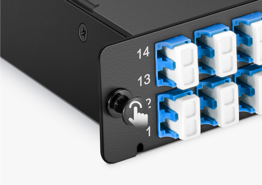 24 Fibers MTP®-24 LC MTP® Cassette Module, OS2 Single Mode, Type