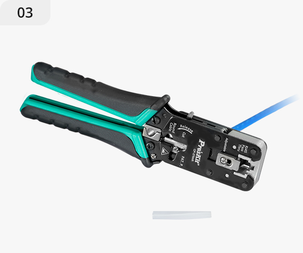 Cat5/6/7 RJ45パススループロフェッショナルモジュラークリンパー